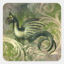 Search for green dragon stickers Vintage