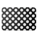 Search for white and black circle bath mats Geometric pattern