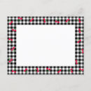 Search for checkered pattern postcards Cute