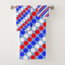Search for red white and blue bath towels Striped
