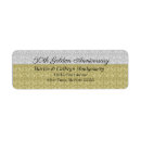 Search for anniversary return address labels 50th