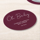 Search for burgundy coasters Minimalist