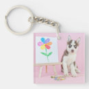 Search for husky key rings Alaskan malamute
