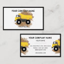 Search for dump truck business cards Modern