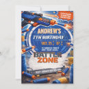 Search for nerf wars invitations For kids