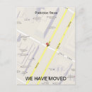 Search for business moving announcement cards New location