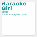 Search for singer stickers Karaoke