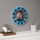 Search for blue roman numerals clocks Create your own