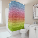 Search for sparkly shower curtains Red
