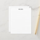 Search for simple stationery paper White