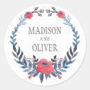 Search for vintage rose wedding stickers Bohemian