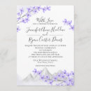 Search for purple mountain invitations Boho