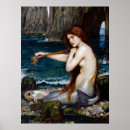 Search for mermaid art John william waterhouse