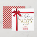Search for ribbon christmas invitations Gold