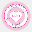 Search for valentine jesus stickers Pink
