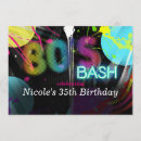 Search for 80s rainbow invitations Eighties