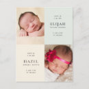 Search for twin pregnancy announcement postcards Minimalist