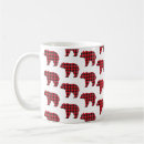 Search for red and black plaid mugs Buffalo check