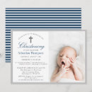 Search for blue and grey christening invitations Boy