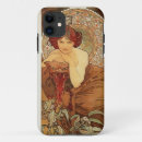 Search for alphonse mucha iphone cases Green