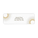 Search for sun return address labels Gold