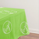 Search for lime green tablecloths Pattern