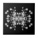 Search for black and white floral pattern tiles Decorative