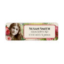 Search for with roses return address labels Victorian