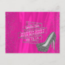 Search for birthday save the date postcards Glitter