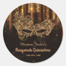 Search for masquerade party stickers 15th birthday