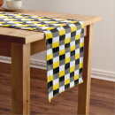Search for gray yellow table runners Black