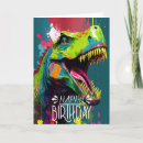 Search for blue dinosaur cards Grandson