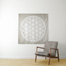 Search for sacred geometry tapestries Flower of life