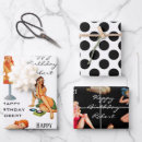 Search for pin up wrapping paper Retro