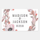 Search for feathers wedding stickers Boho chic