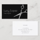 Search for hairstylist business cards Scissors logo