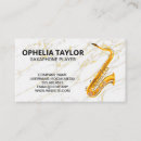 Search for saxophone business cards Performer