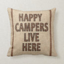 Search for happy campers cushions Woods