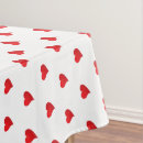 Search for red heart tablecloths Pattern