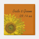 Search for sunflower save the date magnets Floral