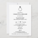 Search for surprise engagement party invitations Minimalist