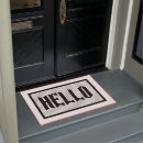 Search for hexagon doormats Black and white