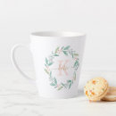 Search for beautiful monogrammed mugs Floral