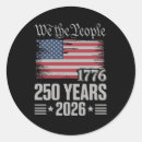 Search for independence stickers 250th anniversary