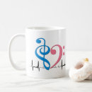 Search for pink note mugs Treble clef