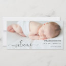 Search for welcome birth announcement cards Simple