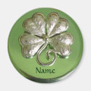 Search for irish names magnets Four leaf clover