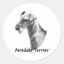 Search for airedales stickers Airedale terrier
