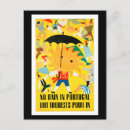Search for colourful umbrella postcards Portugal