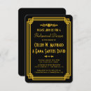 Search for 1920s rehearsal dinner invitations Geometric